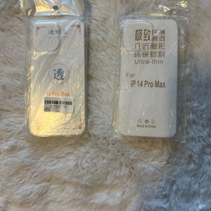 Ultra-Thin White Case for iPhone 14 Pro Max